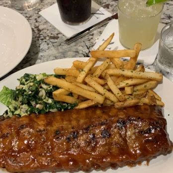 Nick's On 2nd - Pork ribs, steak pictured in the back. - New American Near Me - Long Beach, California Nick's On 2nd - Pork ribs, steak pictured in the back. - New American Near Me - Long Beach, California