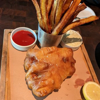 Water Grill - Bellevue - Wild Icelandic Cod Fish and Chips - Seafood Near Me - Bellevue, Washington