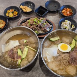 Cold Noodle Soup w Beef Bugolgi Cold Noodle Soup w Beef Bugolgi