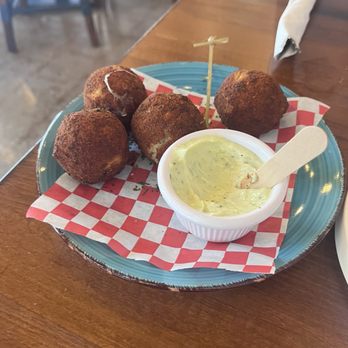 Boteco VIP - These are the cheese balls hot cheese melting out of them with every bite - Bars Near Me - Myrtle Beach, South Carolina