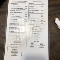 Sutton County Steak House - Menu