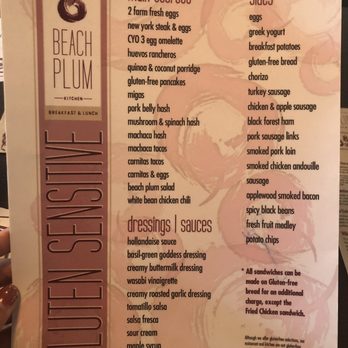 Beach Plum Kitchen - Gluten sensitive specific menu! - New American Near Me - Carlsbad, California