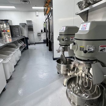 Crave Cookies - a commercial kitchen with mixers - Bakeries Near Me - Mesa, Arizona