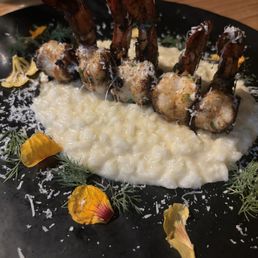 Shrimp with risotto Shrimp with risotto