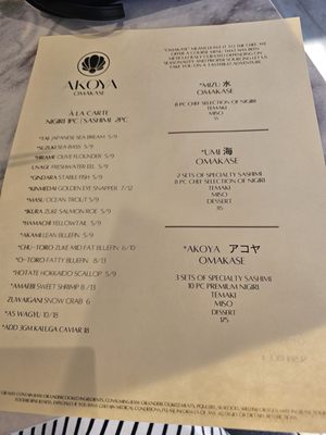 Menu photo 6 Akoya Omakase Kansas City, MO Menu photo 6 Akoya Omakase Kansas City, MO