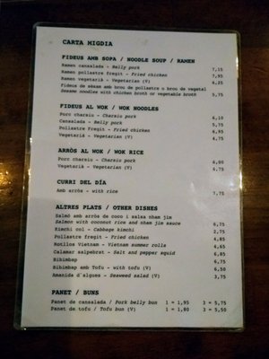 Menu photo 4 Red Ant Barcelona, B