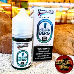 Serenity Vape - Innevape Heisenberg vape juice is available in nicotine strengths of 0, 3, 6, 25, and 50 mg/mL.