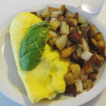 Marvin's Restaurant - This is the omelet that we had with avocado instead of mushrooms. We also had one of their delicious biscuits. Such a treat. - American Near Me - Cotati, California
