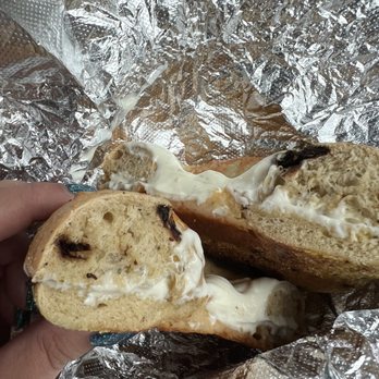 The Bagel Shack - Asiago Bagel with Cream Cheese - Bagels Near Me - San Clemente, California The Bagel Shack - Asiago Bagel with Cream Cheese - Bagels Near Me - San Clemente, California