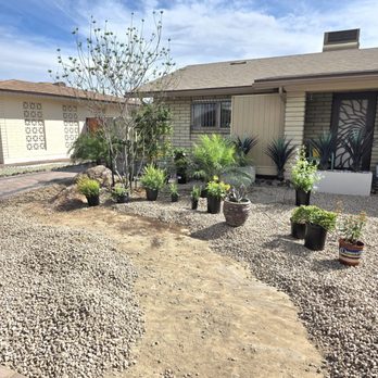 Vasquez Construction - 1st, Landscaping in process. - General Contractors Near Me