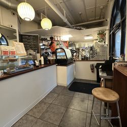 El Bagel - View from inside shop