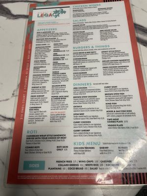 Menu photo 2 Legacy Caribbean Bar & Grill Columbia, SC Menu photo 2 Legacy Caribbean Bar & Grill Columbia, SC