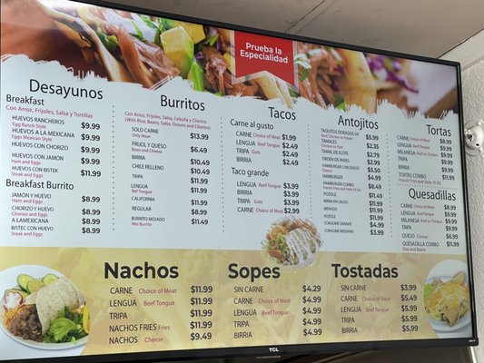 Menu photo 2 Taqueria El Rancho Stanton, CA Menu photo 2 Taqueria El Rancho Stanton, CA