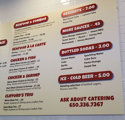 Menu photo 8 Clifford's Chicken and Fish Mountain View, CA