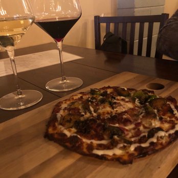 The Vine - Brussels and bacon flat bread - Wine Bars Near Me - Folsom, California The Vine - Brussels and bacon flat bread - Wine Bars Near Me - Folsom, California