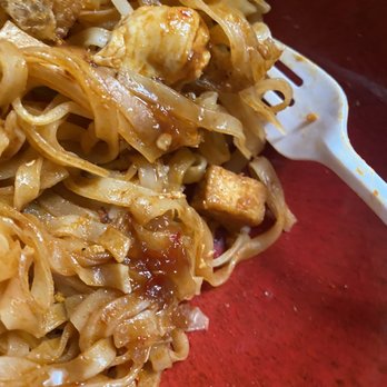 Red Chicken Thai - My portion of pad thai - Thai Near Me - San Gabriel, California