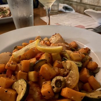 Zeppolli's - Butternut Scallop Caponata - Salad Near Me - Blacksburg, Virginia Zeppolli's - Butternut Scallop Caponata - Salad Near Me - Blacksburg, Virginia