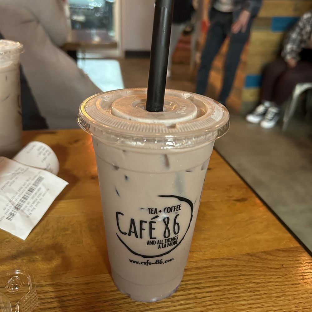 Cafe 86 - Ube Milk tea - Cafes Near Me - Northridge, California Cafe 86 - Ube Milk tea - Cafes Near Me - Northridge, California