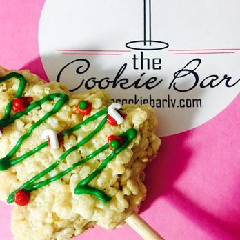 The Cookie Bar - Rice Krispy Sea Salt Christmas Tree .. Nommmz! - Desserts Near Me - Las Vegas, Nevada The Cookie Bar - Rice Krispy Sea Salt Christmas Tree .. Nommmz! - Desserts Near Me - Las Vegas, Nevada