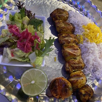 Caspian Restaurant - 24. Chicken Kabob - Mediterranean Near Me - Mountain View, California Caspian Restaurant - 24. Chicken Kabob - Mediterranean Near Me - Mountain View, California