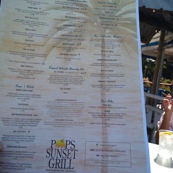 Pop's Sunset Grill - Seafood Near Me - Nokomis, Florida