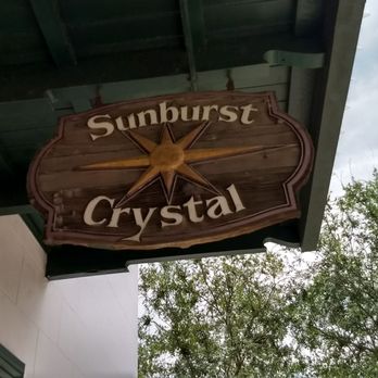 Sunburst Crystal - Look for this sign! - Jewelry Near Me - St. Augustine, Florida