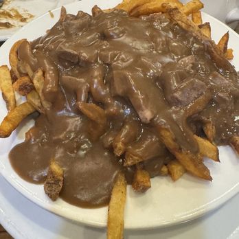 Maple Leaf Diner - Poutine without cheese curds - American Near Me - Dallas, Texas