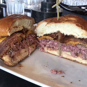 Del Frisco's Double Eagle Steakhouse - Yes they will cook a burger rare for you :) - Seafood Near Me - Boston, Massachusetts