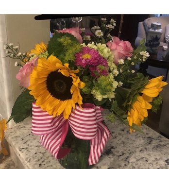 Petals Flowers & Market - Lovely summer arrangement delivered to a dear friend. - Florists Near Me - Macon, Georgia Petals Flowers & Market - Lovely summer arrangement delivered to a dear friend. - Florists Near Me - Macon, Georgia