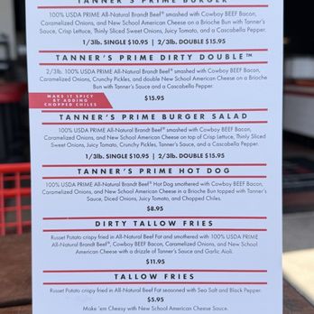 Tanner’s Prime Burgers - Burgers Near Me - Oceanside, California