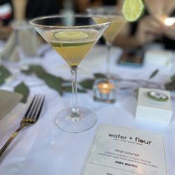 B +G Elite Event: Water + Flour - Sake martini. So good!!