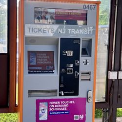Glen Rock Boro Hall Station - Ticket machine if you choose not to use the NJ Transit app