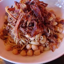 Kushary Luca with Beef (sauce on side)
