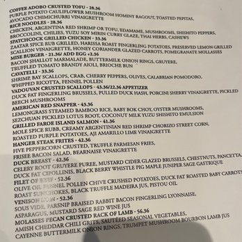 Mise En Place - Main course menu - New American Near Me - Tampa, Florida Mise En Place - Main course menu - New American Near Me - Tampa, Florida