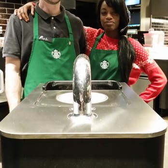 Starbucks - Rob and Tiffany in front of the only Starbucks Reserve Clover machine in the area! Coffee bling! - Coffee & Tea Near Me - Lake Bluff, Illinois