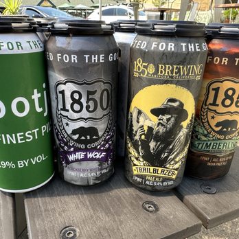 1850 Restaurant - Picked up mix pack of a few of their beers - American Near Me - Mariposa, California
