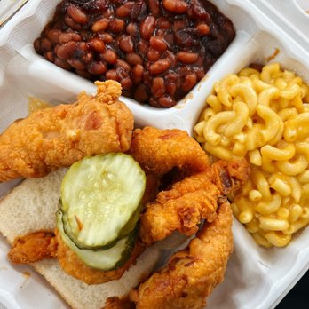 Hot Chicken Takeover - Jumbo tenders, ma's Ma's Mac, Baked Beans - Southern Near Me - Columbus, Ohio Hot Chicken Takeover - Jumbo tenders, ma's Ma's Mac, Baked Beans - Southern Near Me - Columbus, Ohio