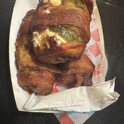 Allsup's Convenience Store - Stuffed peppers with cream cheese and bacon. Holy moly. Wow!!!