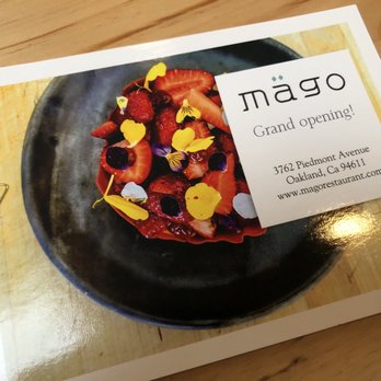 Mägo - Our bill came with this glossy appetizing card - Colombian Near Me - Oakland, California Mägo - Our bill came with this glossy appetizing card - Colombian Near Me - Oakland, California