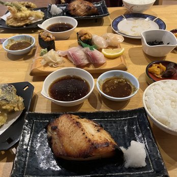 Tadashi - Shrimp/veggie tempura and butterfish teishoku - Japanese Near Me - Aiea, Hawaii Tadashi - Shrimp/veggie tempura and butterfish teishoku - Japanese Near Me - Aiea, Hawaii