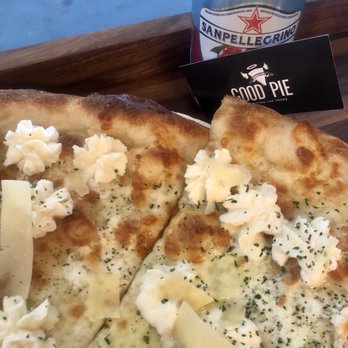 Good Pie - White Pizza plated - Pizza Near Me - Las Vegas, Nevada Good Pie - White Pizza plated - Pizza Near Me - Las Vegas, Nevada