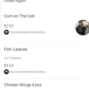 Crown Fried Chicken - Wings says comes with fries and it didn't - Chicken Shop Near Me - Queens, New York