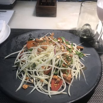 Kyu - Green papaya salad - Asian Fusion Near Me - Miami, Florida