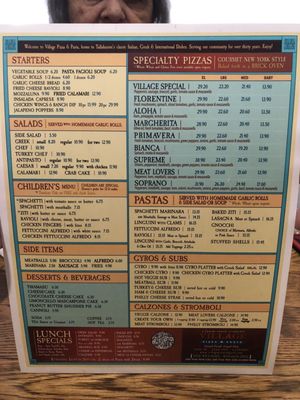 Village Pizza & Pasta by null
