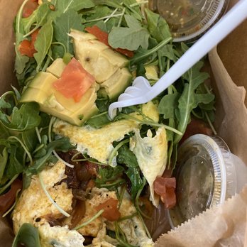 S'wich Bistro - Veggie omelet with bacon and cheese. - Breakfast & Brunch Near Me - Irvine, California S'wich Bistro - Veggie omelet with bacon and cheese. - Breakfast & Brunch Near Me - Irvine, California