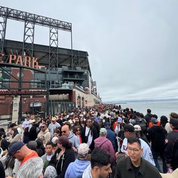 San Francisco Giants - Hello Kitty day madness. This is supposed to be the line to enter. It became almost a stampede. - Professional Sports Teams Near Me - San Francisco, California San Francisco Giants - Hello Kitty day madness. This is supposed to be the line to enter. It became almost a stampede. - Professional Sports Teams Near Me - San Francisco, California