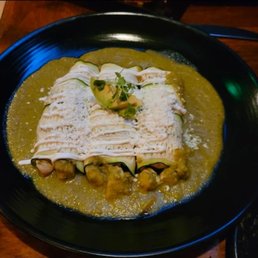 Zucchini Chicken Enchiladas
