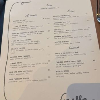 Sorella - Alcohol & drinks menu! | IG: @nomwithelaine - Italian Near Me - San Francisco, California
