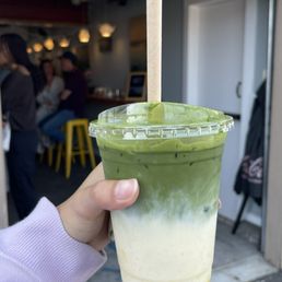 Mango Matcha Latte Mango Matcha Latte