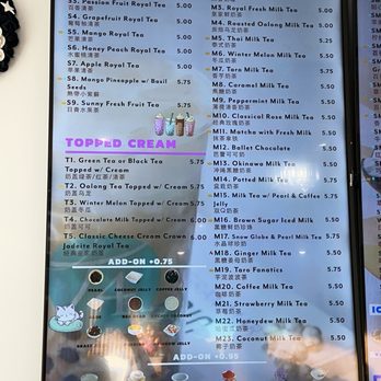 T4 Oroville - Menu - Bubble Tea Near Me - Oroville, California